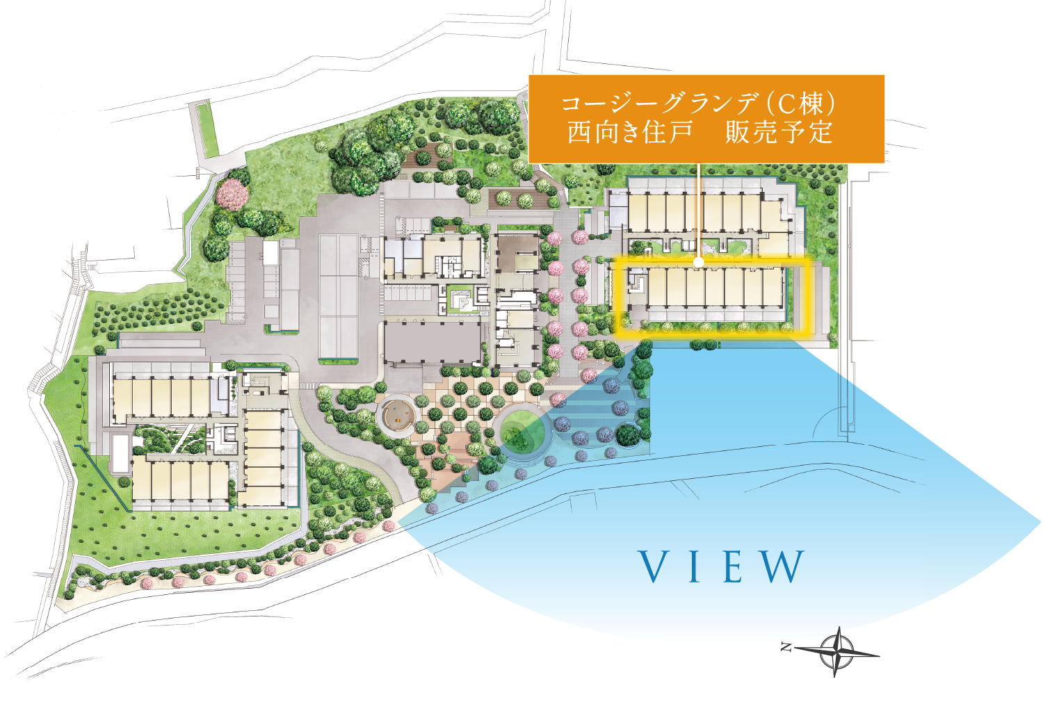 ［敷地配置図］
