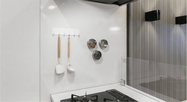 ホーロー製キッチンパネル