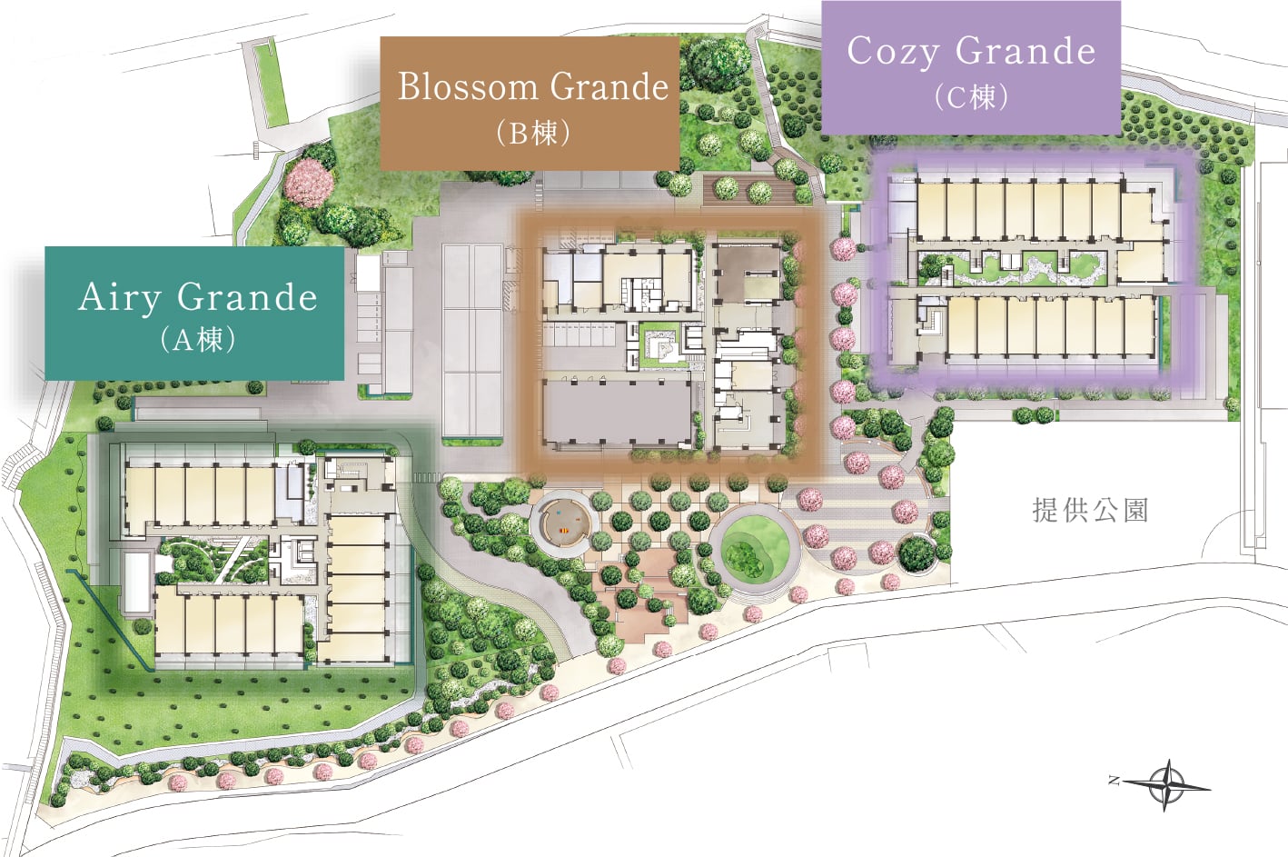 ［敷地配置図］