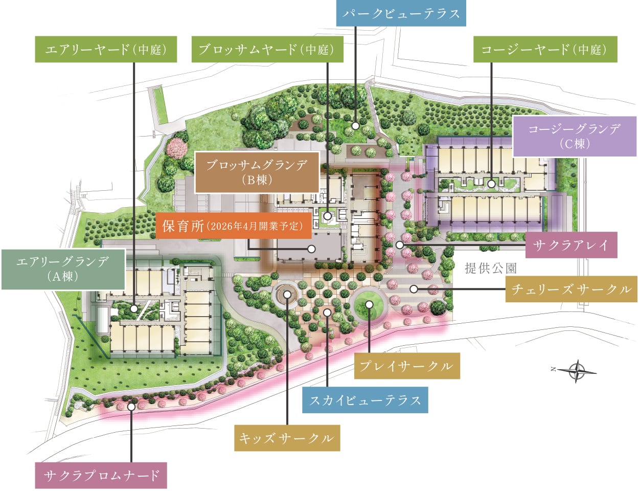 ［敷地配置図］