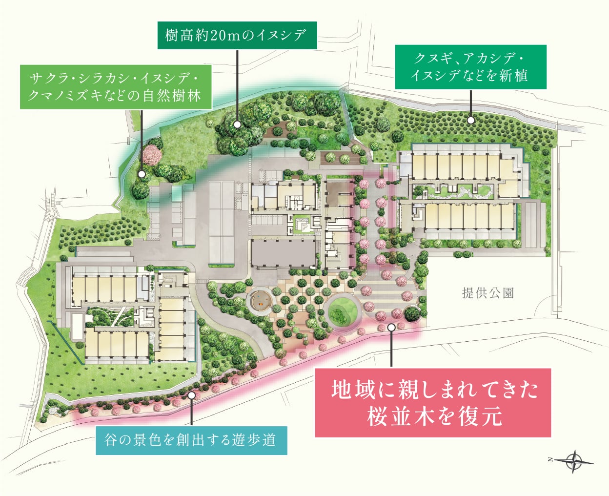 ［敷地配置図］