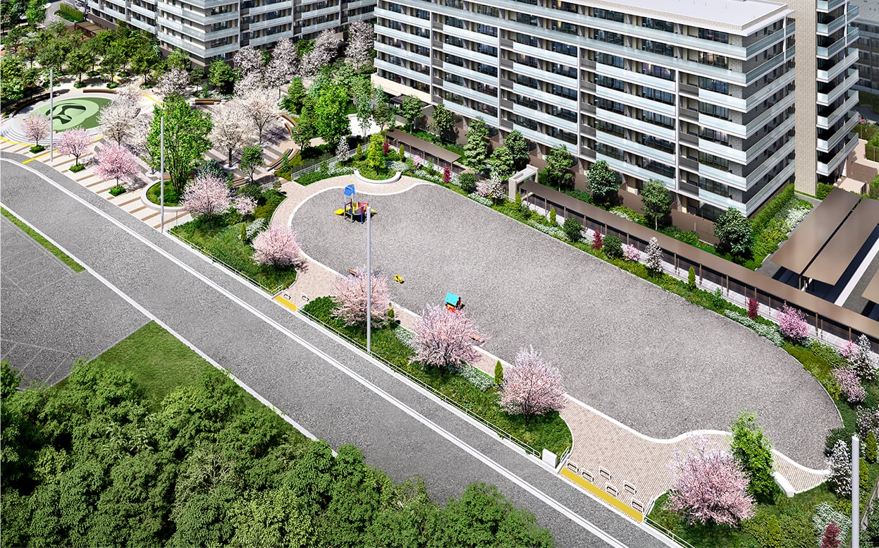 ［外観完成予想CG］