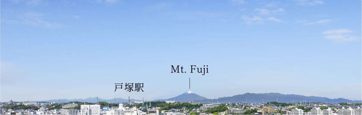 ［現地西向き10階B3タイプ眺望写真/2023年1月撮影］