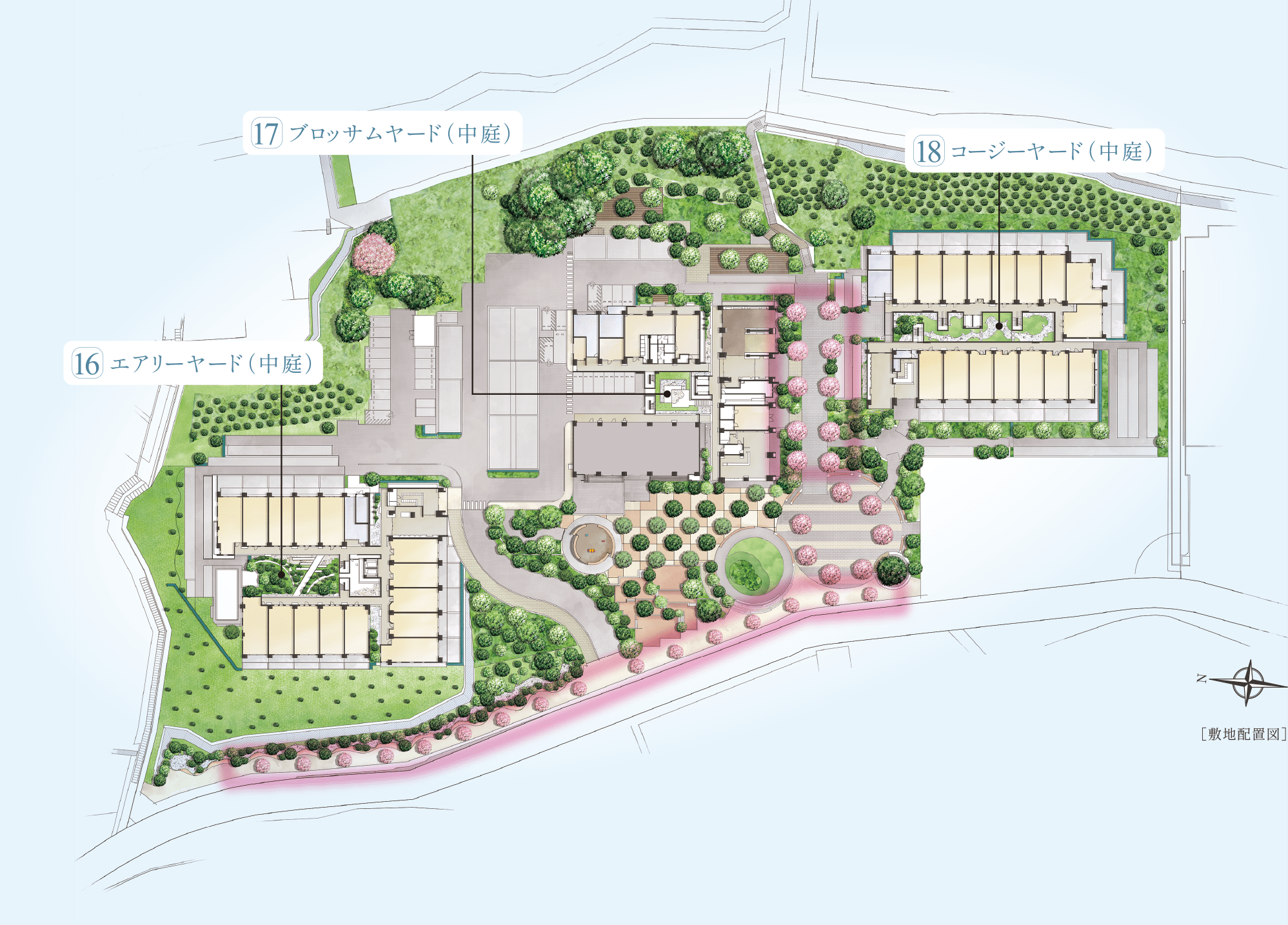 ［敷地配置図］