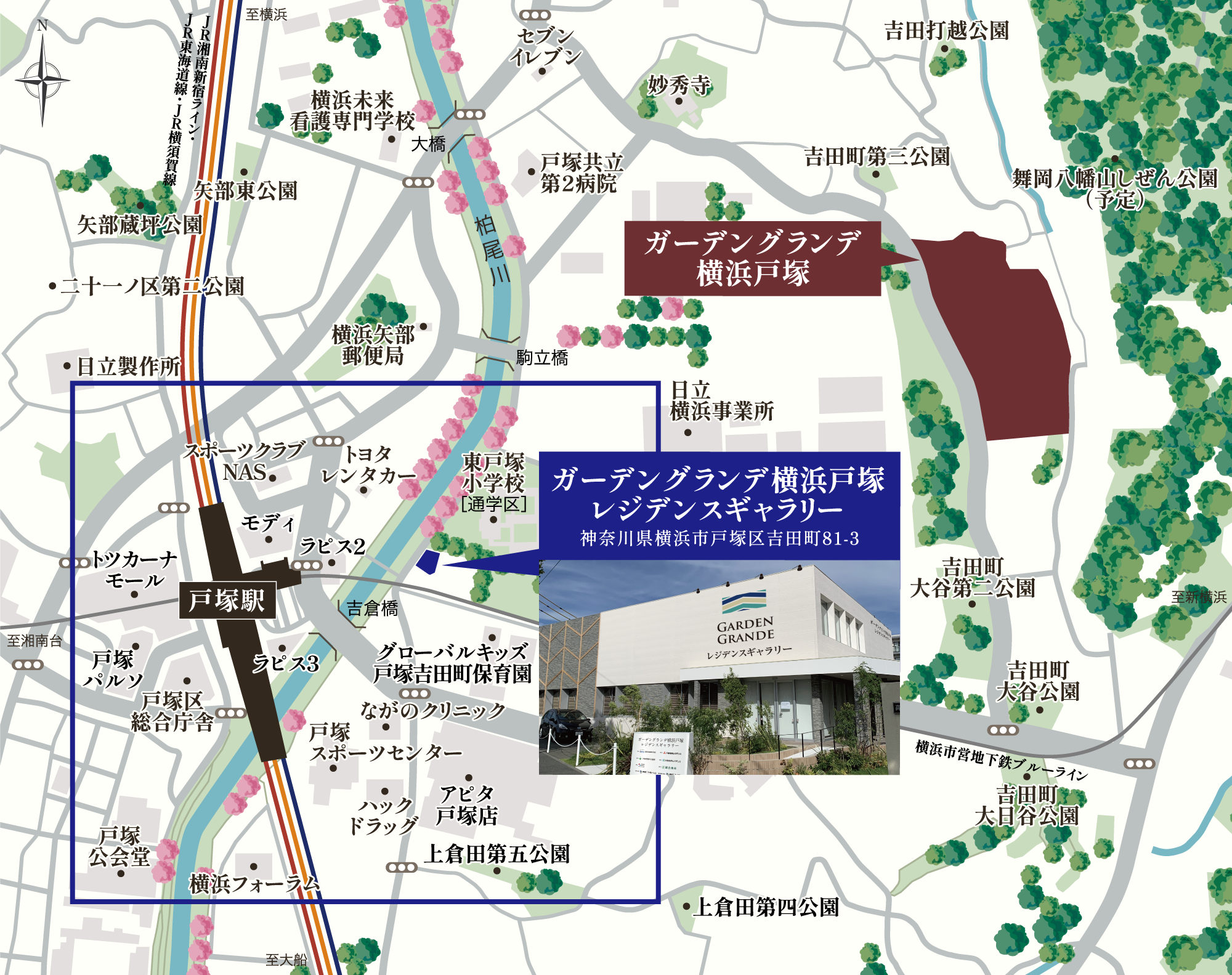 レジデンスギャラリー案内図